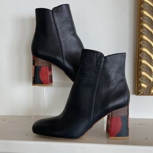 Django & Juliette Graphic Heel Booties